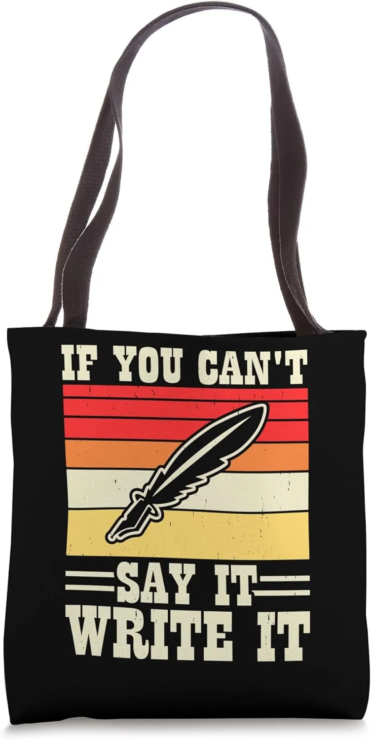 Book Writer Funny Quote Author Journalist Rewrite Novelist Tote Bag