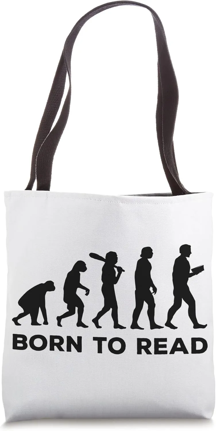 Born To Read Reading Novel Lecture Reader Books Bookworm Tote Bag