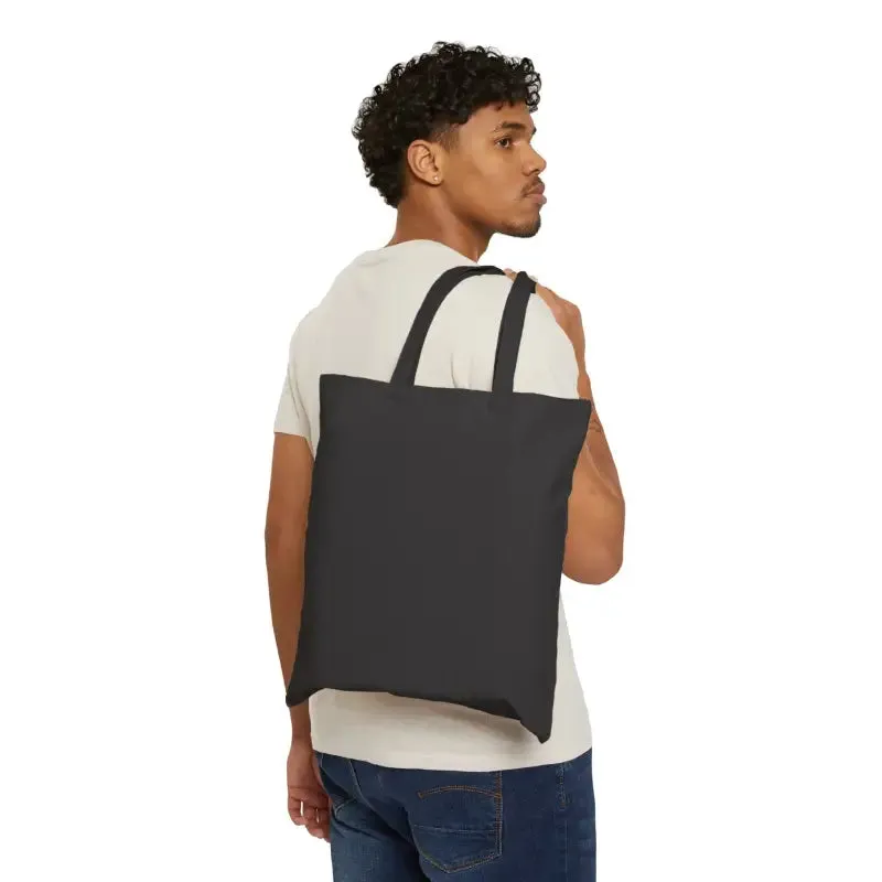 Botanical Pink Flower Cotton Canvas Tote