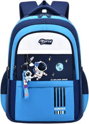 Boys Backpack Astronaut Sports Kids Backpack Space Schoolbag for Girls&Boys Elementary Student Bookbag