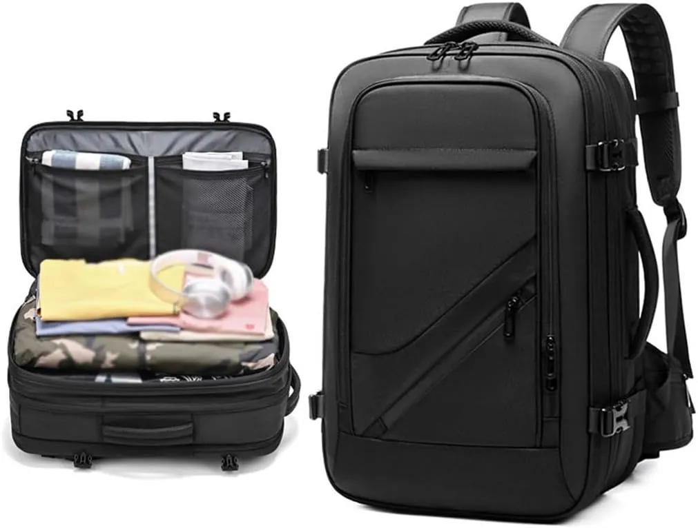 Business Men's Backpack Large Capacity Multifunctional Vacuum Compression Computer Backpack