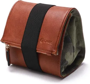 CANPIS Mirrorless Camera Case, Leather Small Camera Bag Lens Pouch, Photography Travel Bag, Outdoor Carry-on Storage Bag (not support DSLR Camera and Long Lens)