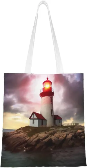 Canvas Tote Bag For Women Reusable Shopping Bag Casual Arch In Mallorca Spain Shoulder Bag Handbag For Travel
