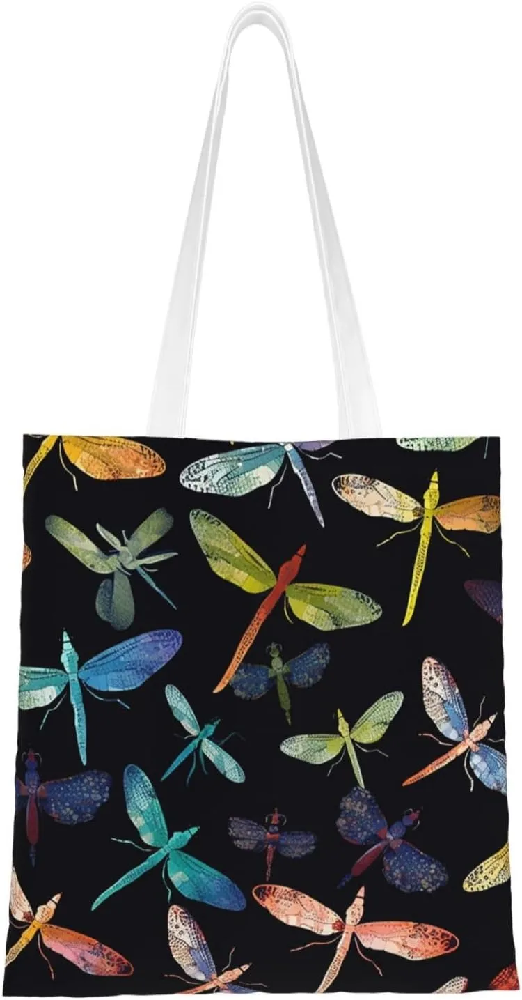 Canvas Tote Bag For Women Reusable Shopping Bag Casual Eagle Shoulder Bag Handbag For Travel