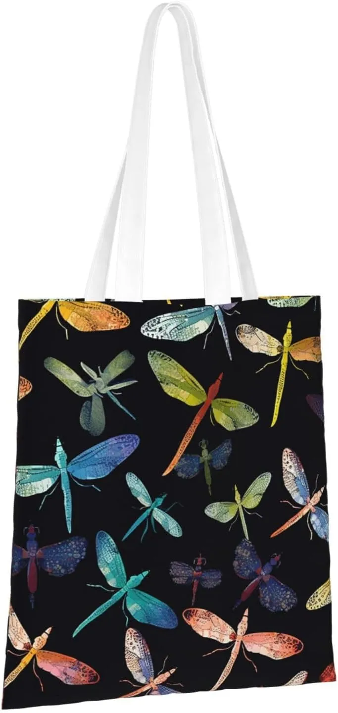Canvas Tote Bag For Women Reusable Shopping Bag Casual Eagle Shoulder Bag Handbag For Travel