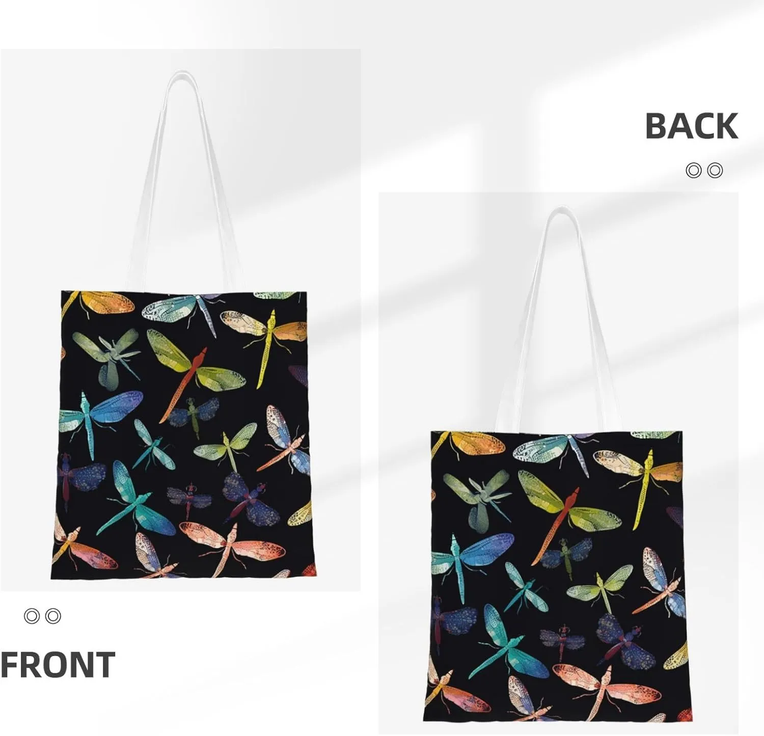 Canvas Tote Bag For Women Reusable Shopping Bag Casual Eagle Shoulder Bag Handbag For Travel