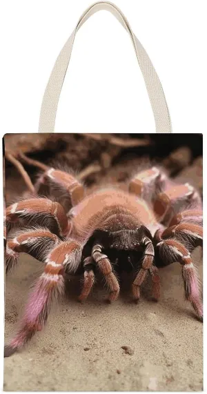 CanvasToteBagDoubleSidedPrintStylishReusableShoppingBagforDailyUse