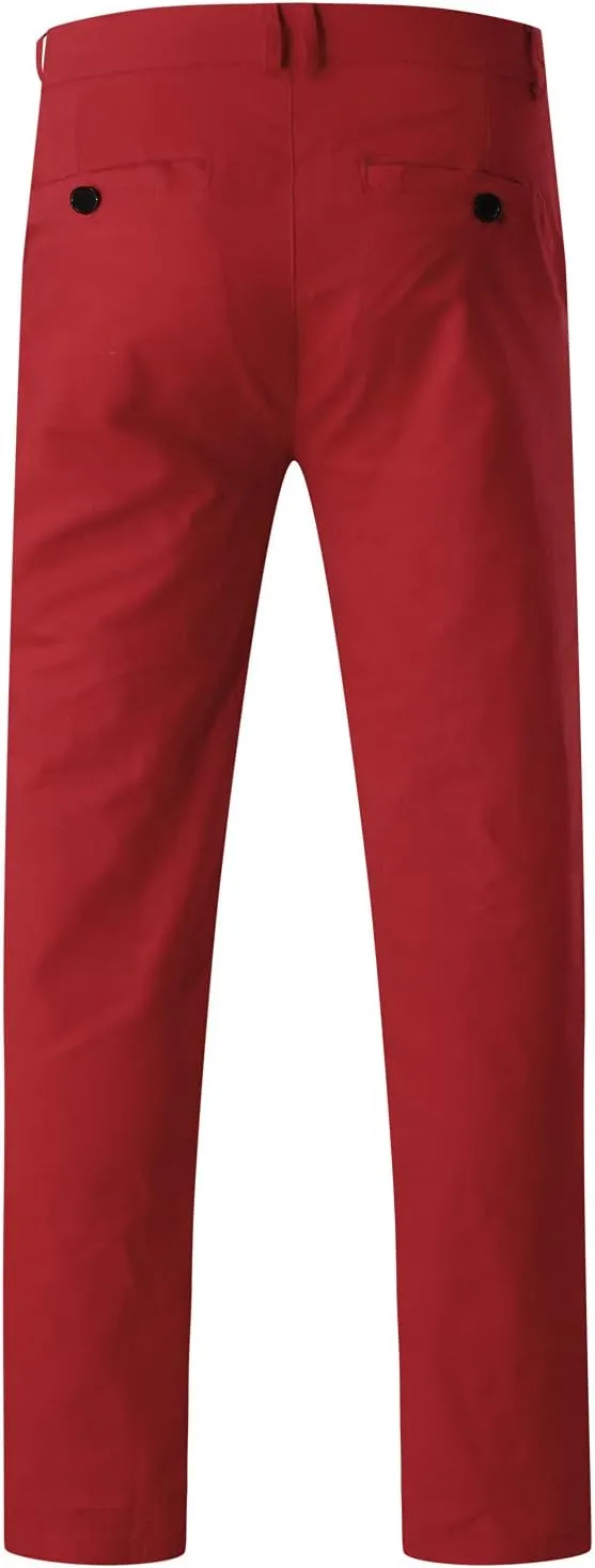 Cargo Pants for Men Pants Solid Color Track Cuff Lace up Workout Pants with Pocket Athletic Loose Fit