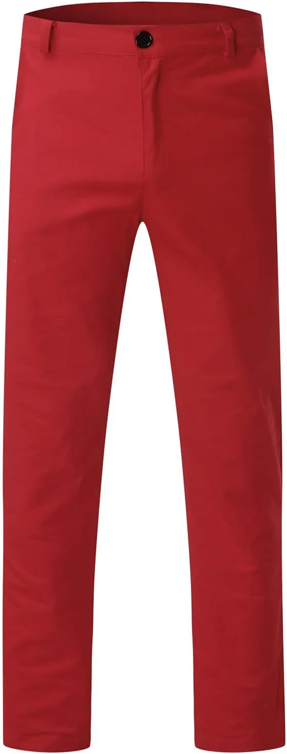 Cargo Pants for Men Pants Solid Color Track Cuff Lace up Workout Pants with Pocket Athletic Loose Fit