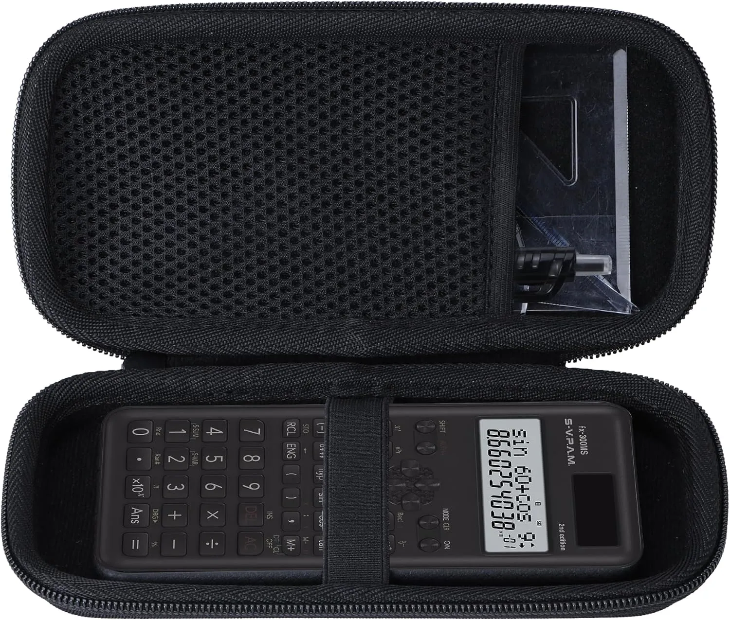 Case Compatible with Casio FX-115 ESPLUS2 2nd Edition/FX-991 ES Plus-2nd Edition/FX-82 ES/FX-83GTCW / FX82 ES Plus Scientific Calculator (Black)