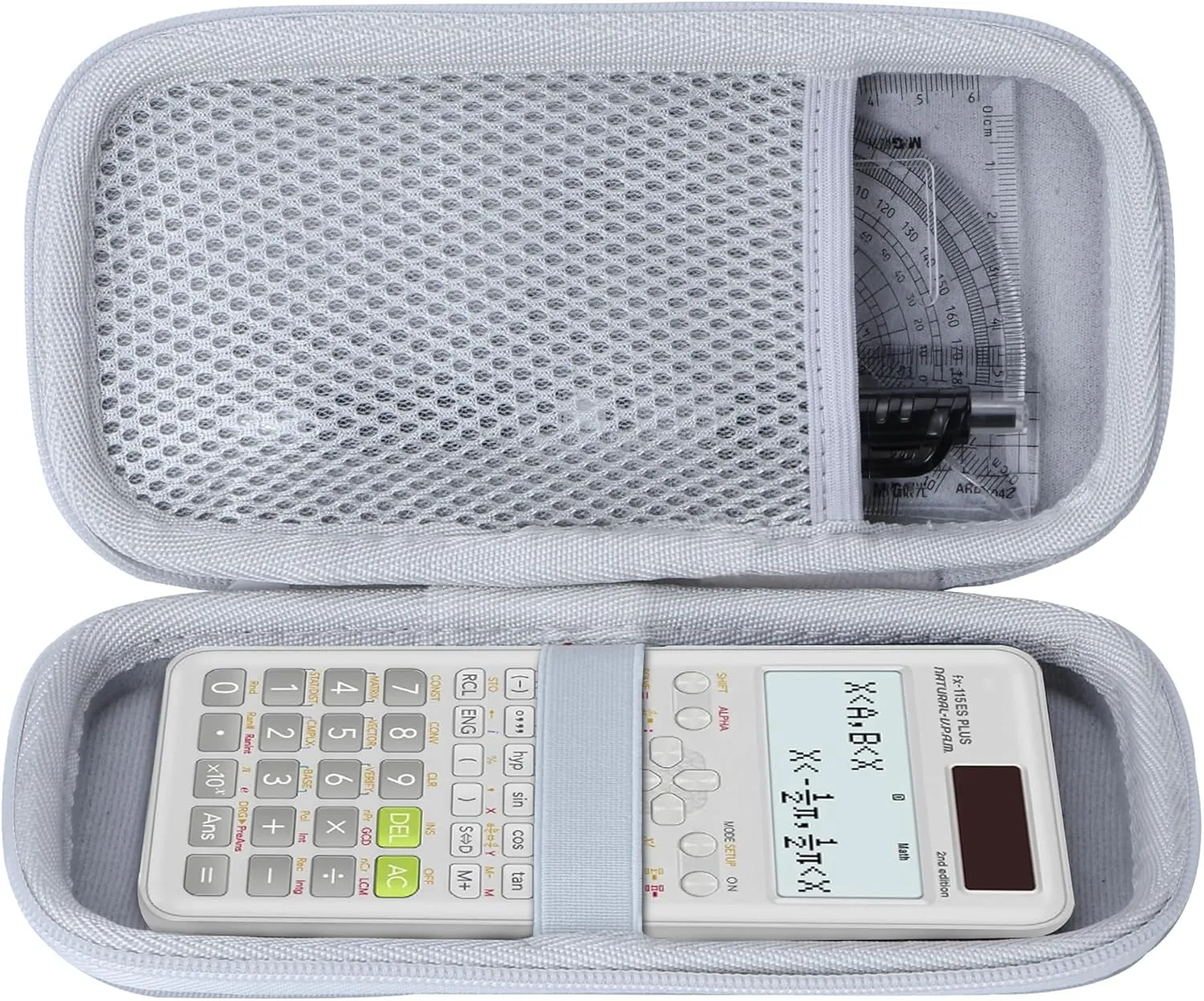 Case Compatible with Casio FX-115 ESPLUS2 2nd Edition/FX-991 ES Plus-2nd Edition/FX-82 ES/FX-83GTCW / FX82 ES Plus Scientific Calculator (White)
