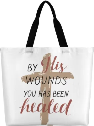 Cast All Your Anxiety Tote Bag Beach Bag Reusable Shoulder Bag for Gym, Shopping, Travel