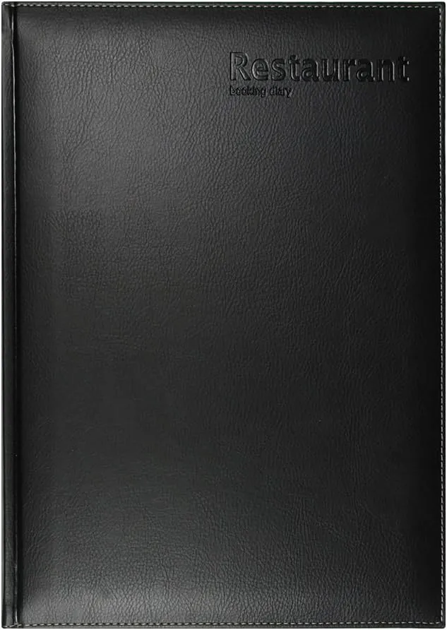 Castelli Arizona Restaurant Booking Diary - Black,297mm H x 210mm W