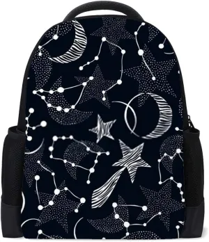 Casual Backpack School Book Bag Teenager Laptop Business Sports Travel Bag 16 Inch Water Proof Multi-Function ﻿phases of the sun and moon Daypack