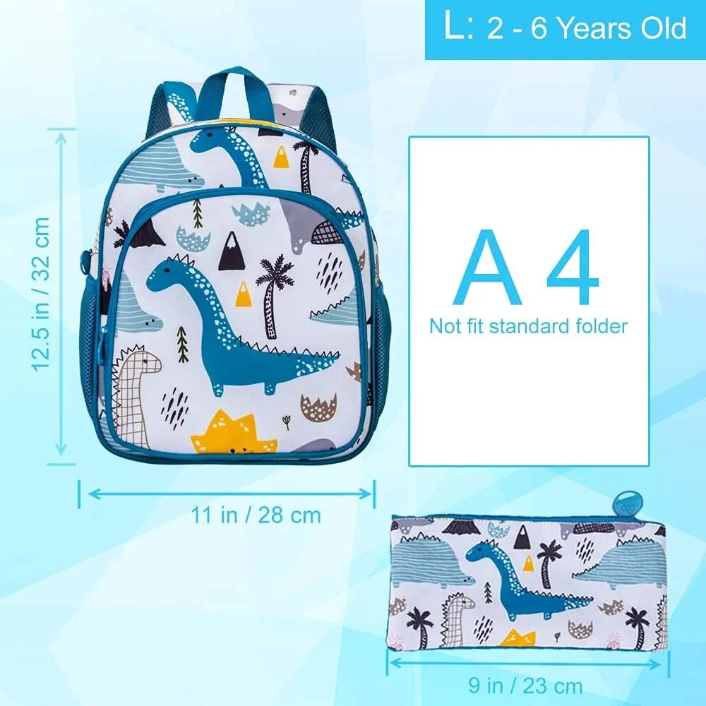 CCJPX Toddler Backpack for Boys Girls, 12.5” Dinosaur Unicorn Preschool Bookbag Kindergarten Cute School Bag