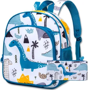 CCJPX Toddler Backpack for Boys Girls, 12.5” Dinosaur Unicorn Preschool Bookbag Kindergarten Cute School Bag