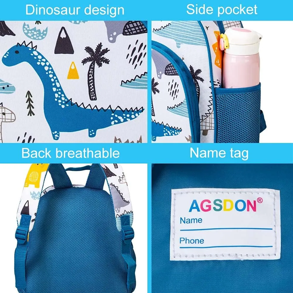 CCJPX Toddler Backpack for Boys Girls, 12.5” Dinosaur Unicorn Preschool Bookbag Kindergarten Cute School Bag