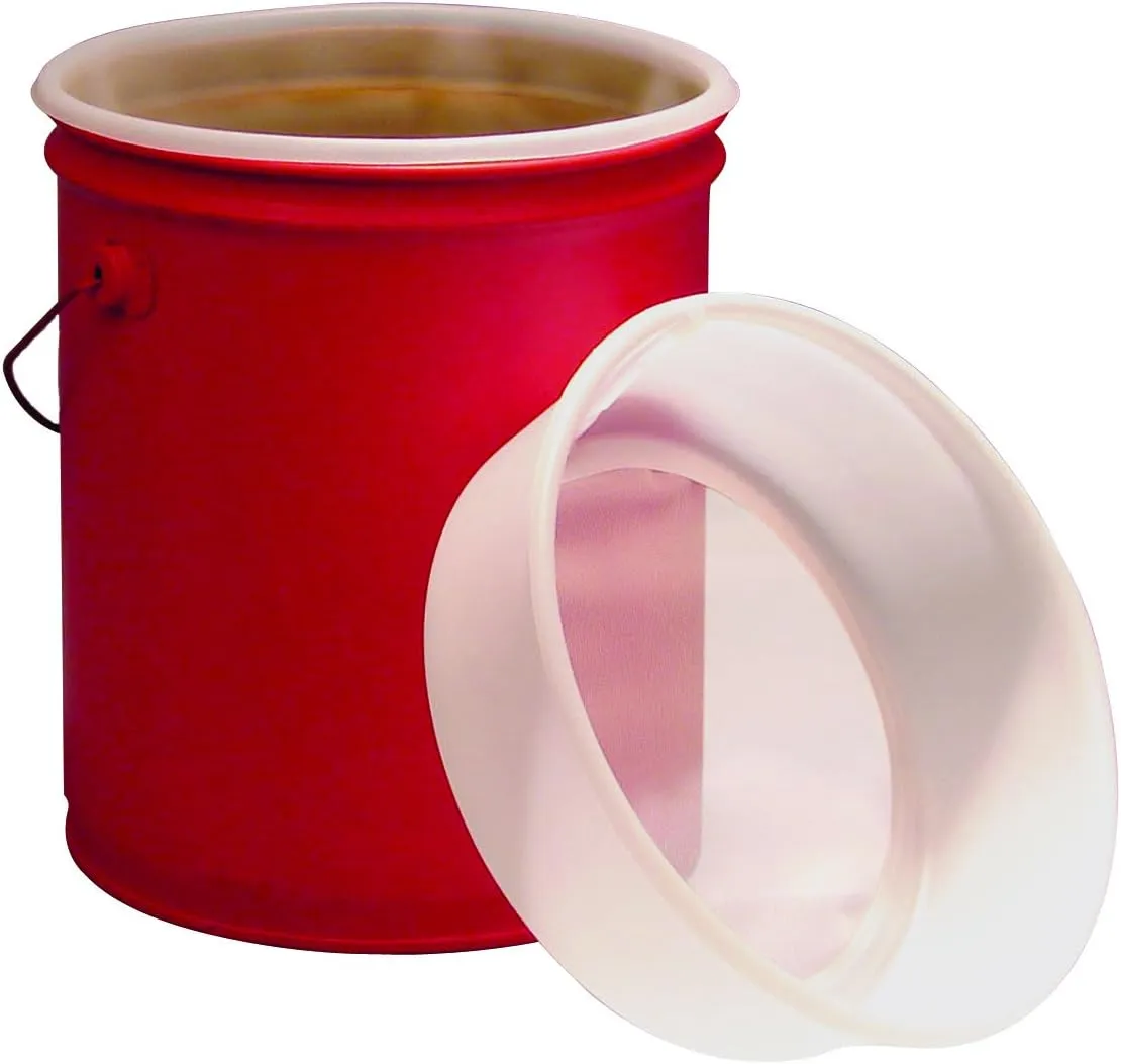 CDF 5HD-400 | 5 Gallon EZ-Strainer insert | Particle Free Liquids | 400 Micron for Filtering Paint | White Mesh