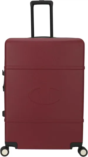Champion 21” Hardshell Suitcase with Cup Holder & 8 Spinner Wheels - Expandable Carry-On & Checked Luggage - Durable ABS Material - Travel Bags for Men & Women - With TSA Lock -Tawny