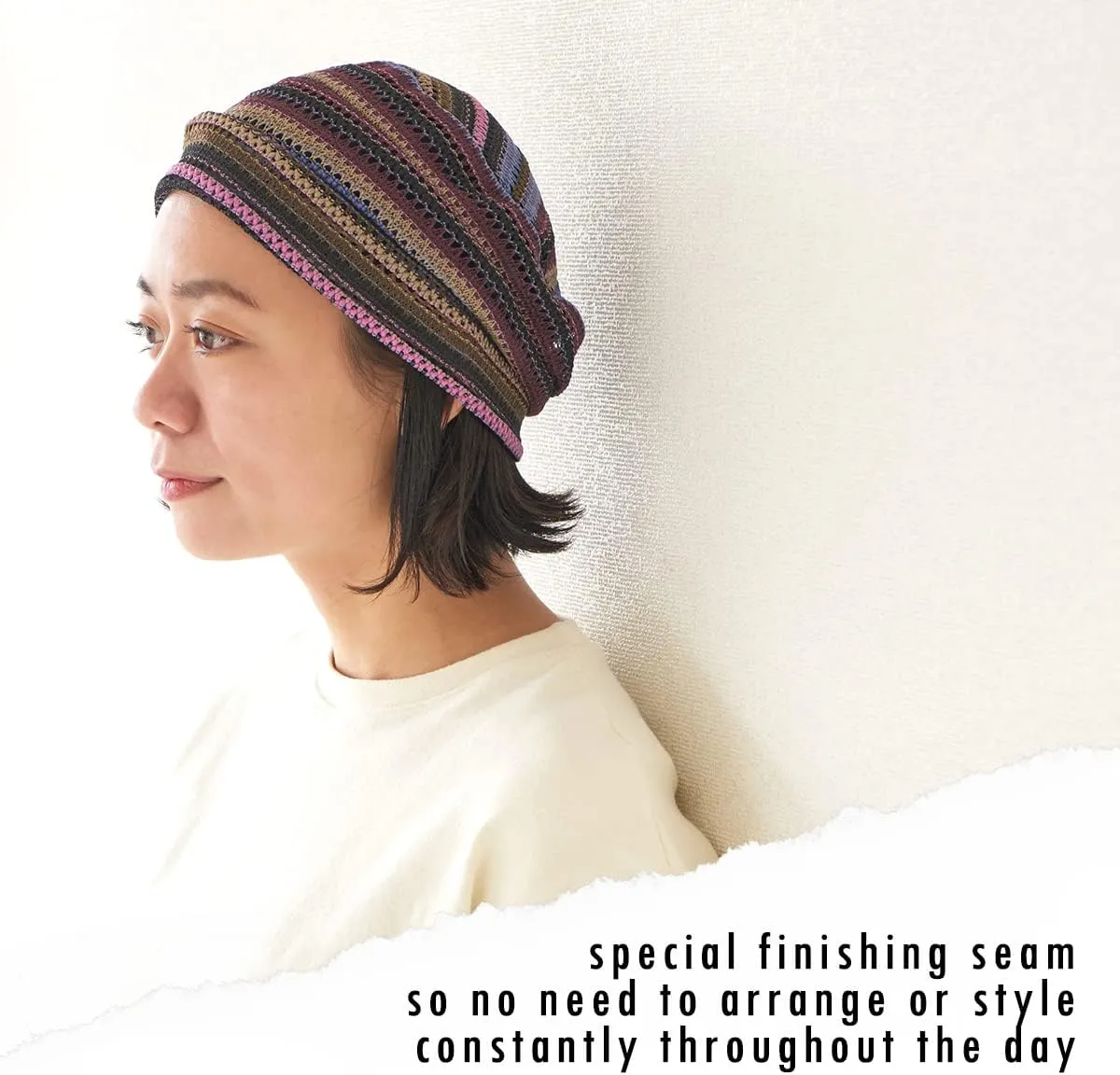 CHARM Men Summer Beanie Knit - Women Hipster Slouchy Hat Boho Street Crochet Cap