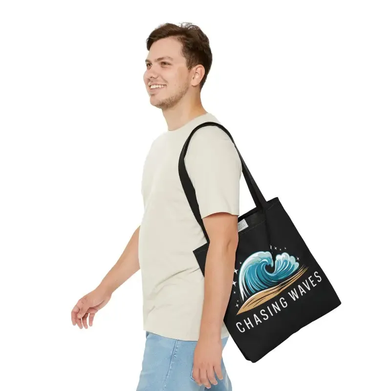 Chasing Waves Versatile Tote Bag Wave Hello to Fun