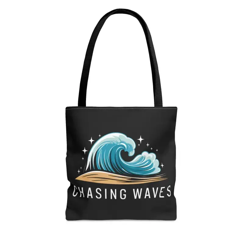 Chasing Waves Versatile Tote Bag Wave Hello to Fun