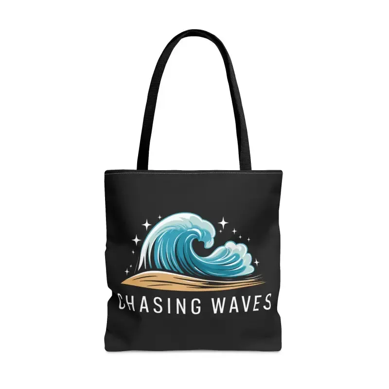 Chasing Waves Versatile Tote Bag Wave Hello to Fun