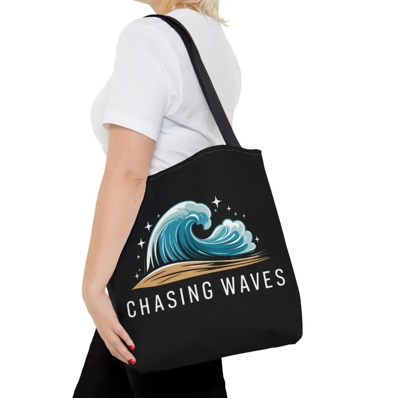 Chasing Waves Versatile Tote Bag Wave Hello to Fun