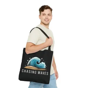 Chasing Waves Versatile Tote Bag Wave Hello to Fun