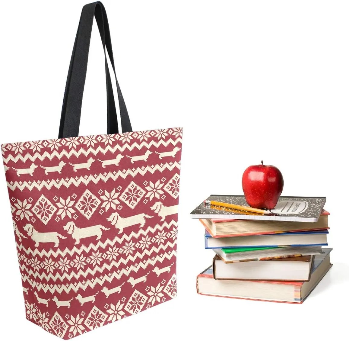 Chic Cute Fashion Style Pattern Extra Large Shoulder Tote Bag for Beach Travel Weekender Gym Grocery Shopping