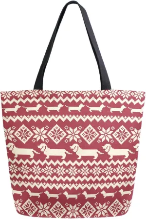 Chic Cute Fashion Style Pattern Extra Large Shoulder Tote Bag for Beach Travel Weekender Gym Grocery Shopping