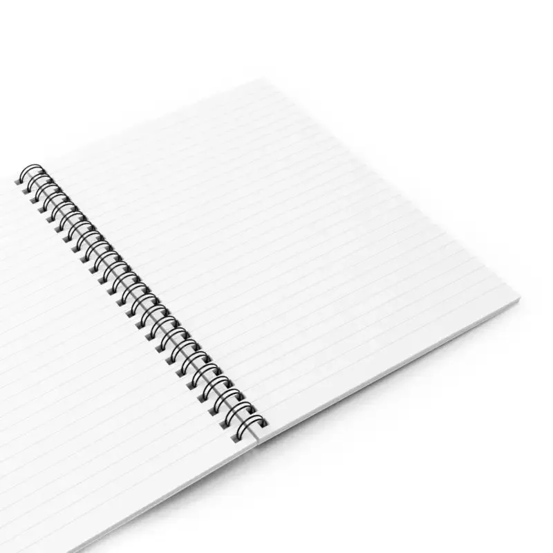 Chic Ruled Line Natures Notebook with Printed Cover
