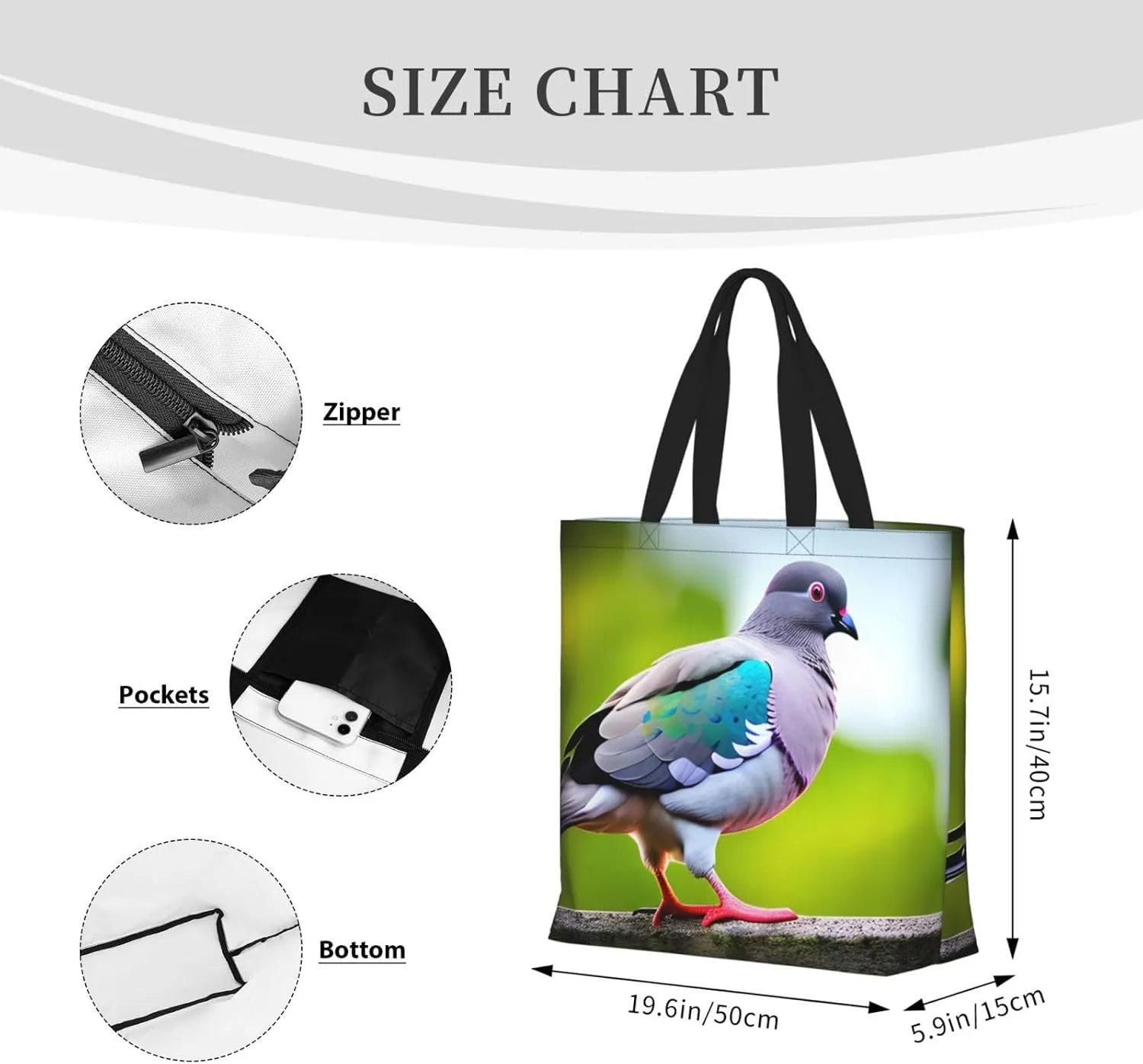 Christmas Snowman 4 Print Tote Bag Casual Shoulder Bag Handbag Reusable Shopping Travel Bag Gifts For Women