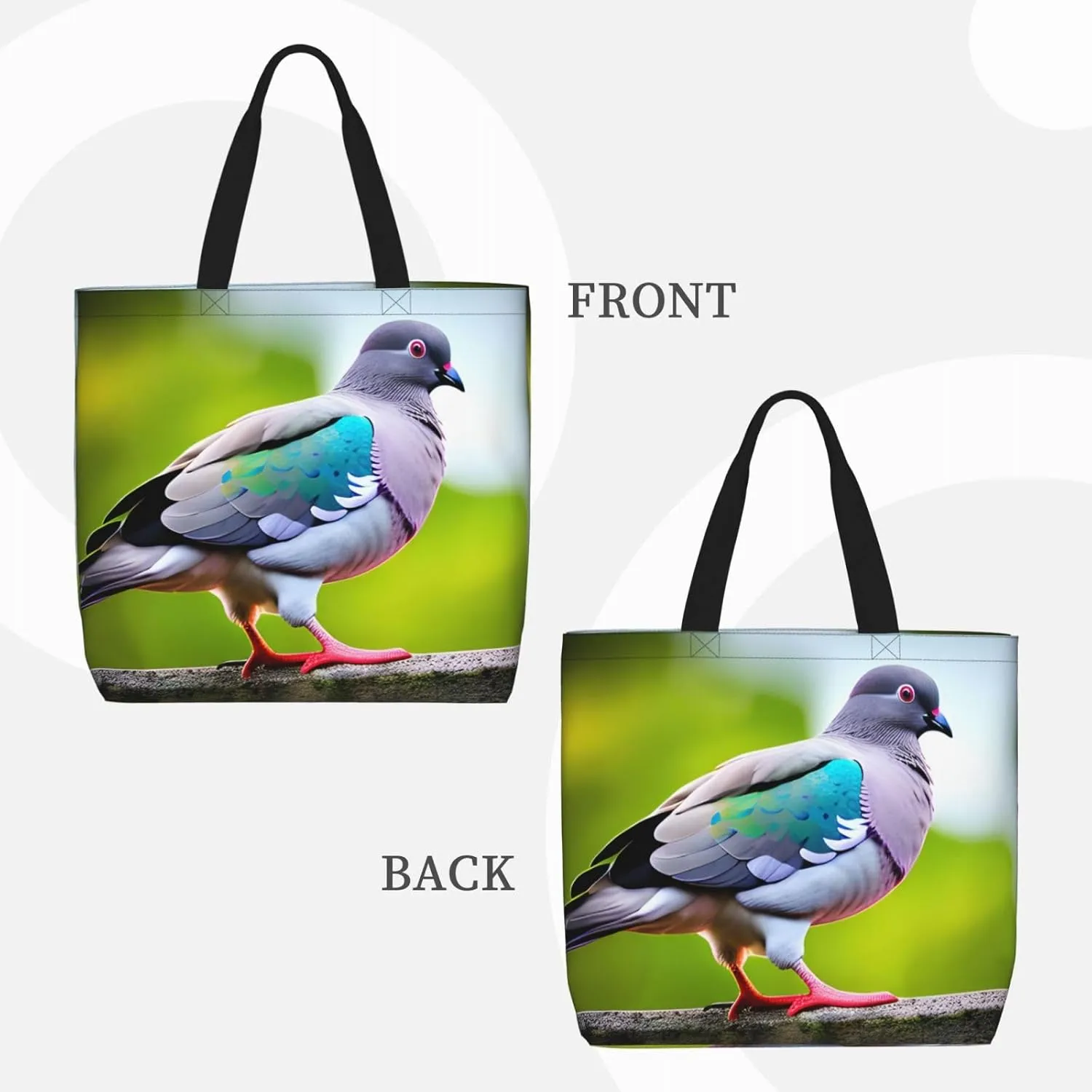 Christmas Snowman 4 Print Tote Bag Casual Shoulder Bag Handbag Reusable Shopping Travel Bag Gifts For Women