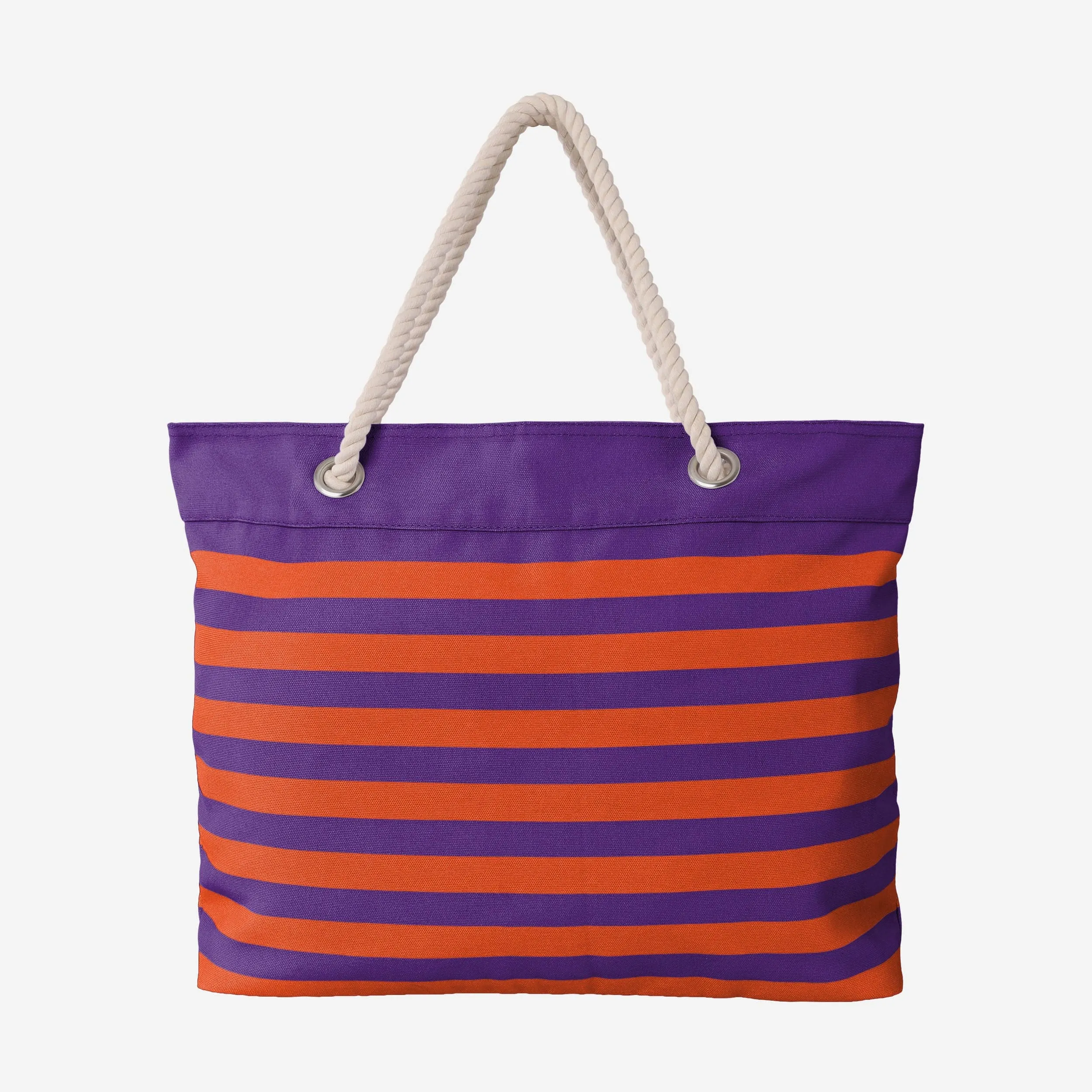 Clemson Tigers Nautical Stripe Tote Bag