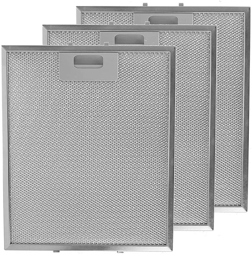 Cooker hood filter, Aluminum Grease Filters For RANGEMASTER Cooker Hoods 3 Pack, 300 X 250mm