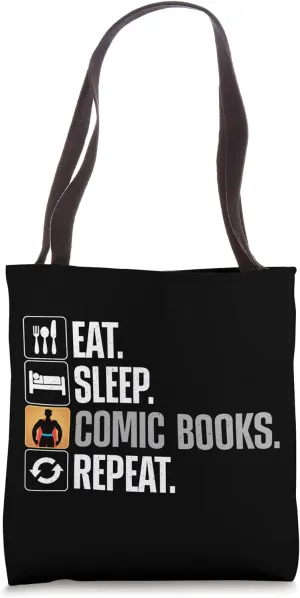Cool Comic Books Art For Men Women Comic Book Lover Comics Tote Bag