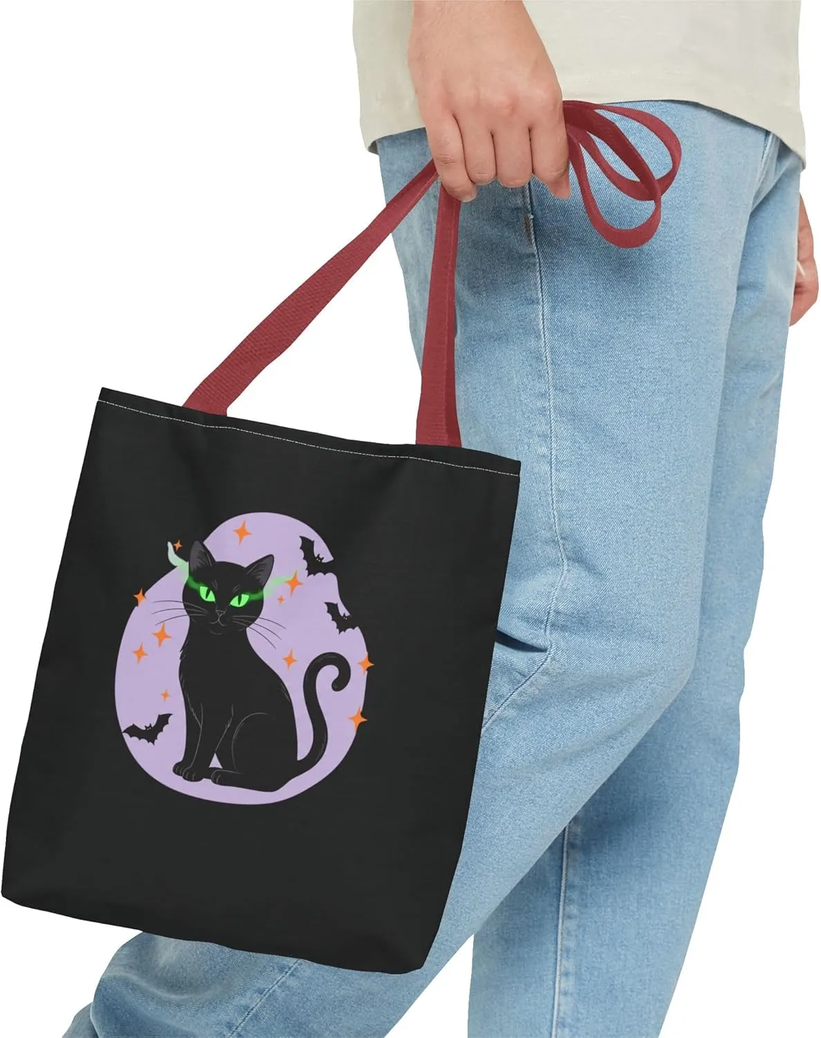 Copy of Halloween Cat Tote Bag – Spooky Themed Reusable Shoulder Bag for Trick-or-Treat & Everyday Use