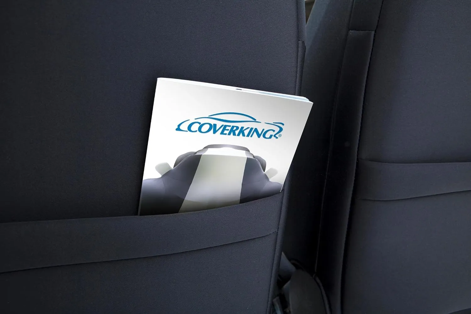 Coverking Front 50/50 Bucket Custom Fit Seat Cover for Select Mazda CX-5 Models - Ballistic (Black)