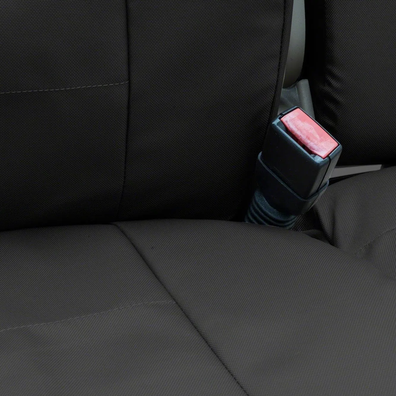 Coverking Front 50/50 Bucket Custom Fit Seat Cover for Select Mazda CX-5 Models - Ballistic (Black)