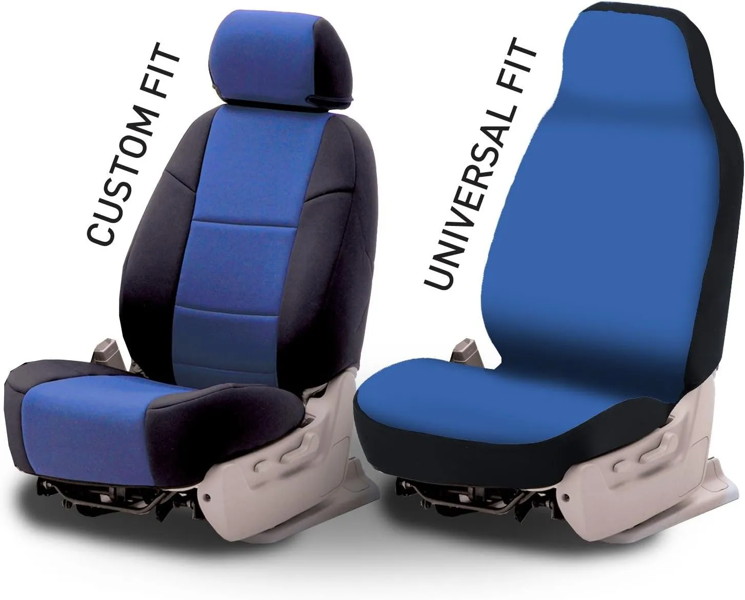 Coverking Front 50/50 Bucket Custom Fit Seat Cover for Select Mazda CX-5 Models - Ballistic (Black)