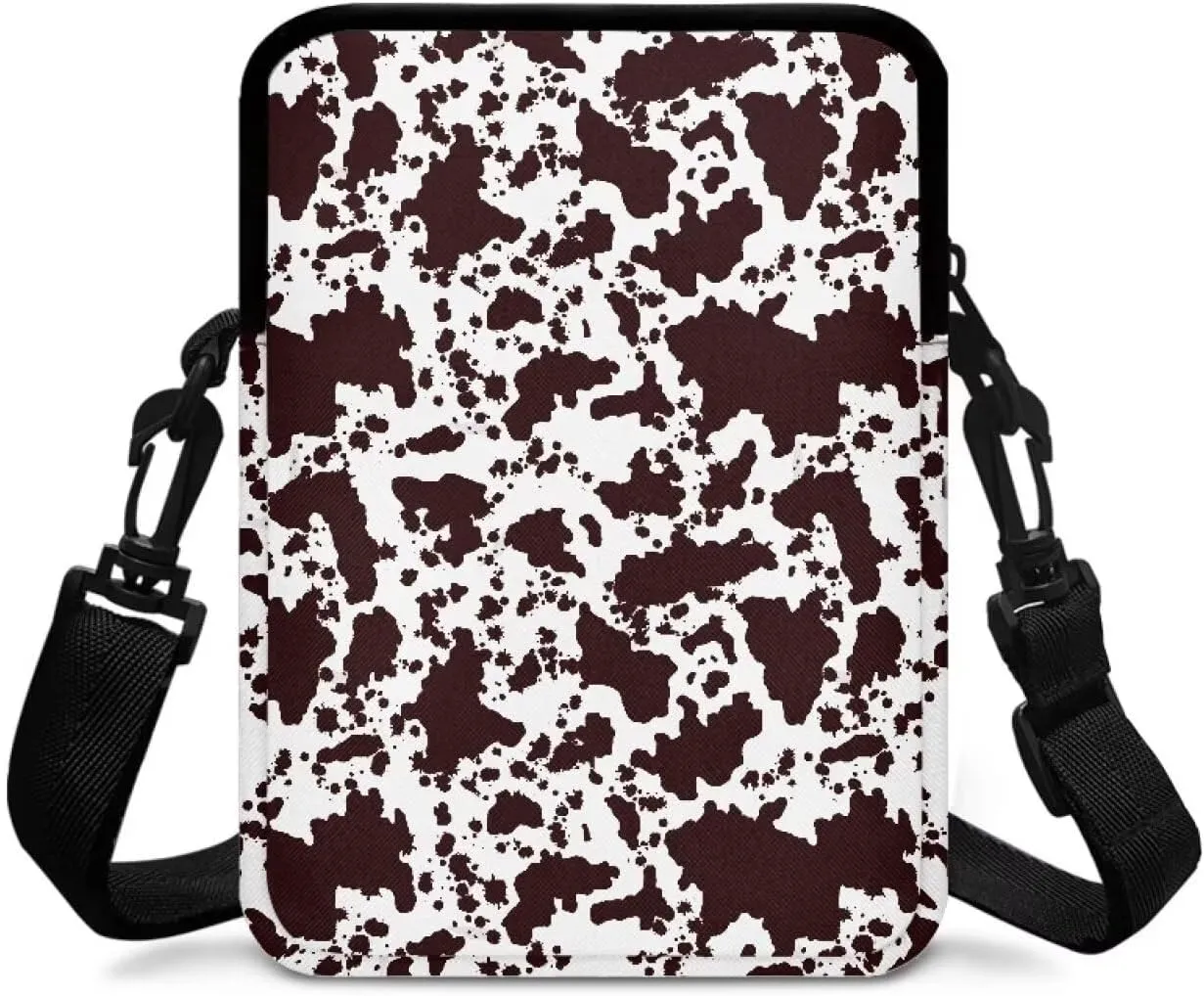 Crossbody Fanny Packs for Women Everywhere Fanny Pack Purse Sling Bag with Adjustable Strap Crossbody Bag Sling Purse for Travel Walking Running Cycling, Cow Print