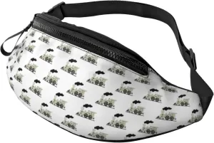 Crossbody Fanny Packs for Women Men - Train carrying Travel Belt Bag Running Waist Bag for Women Men