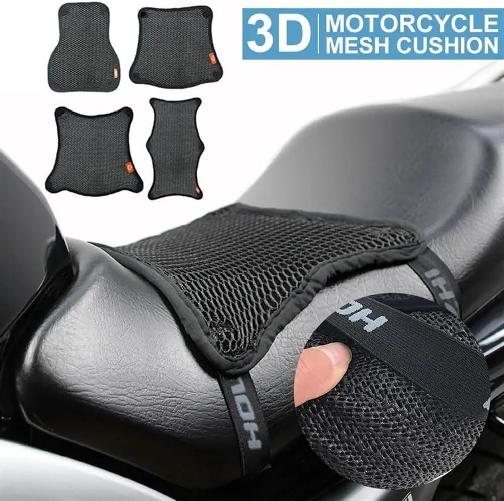 Cushion Seat Cover Motorcycle Seat Cushion Breathable Heat Insulation Air Pad Cover Anti Slip Sunscreen Honeycomb Motorcycle Seat Cover