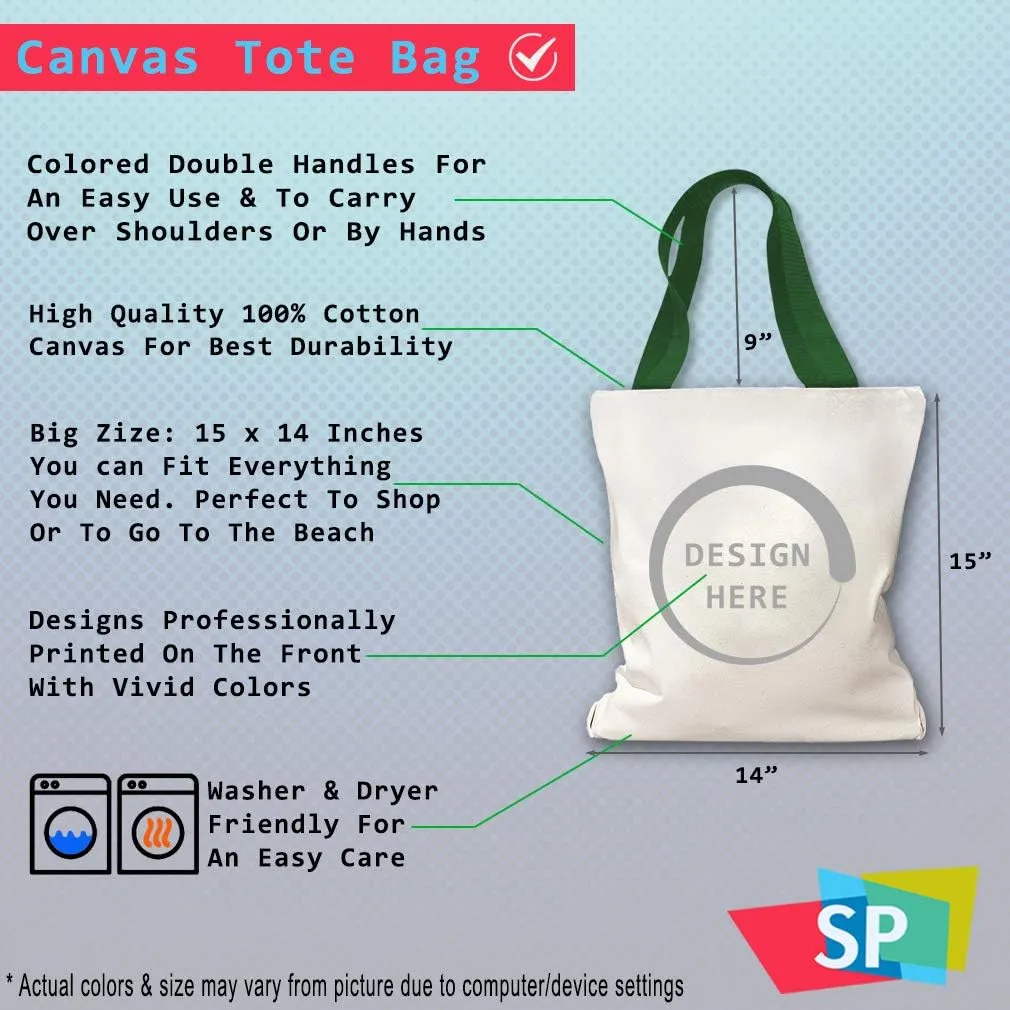 Custom Canvas Tote Shopping Bag Nanas Are Mommies with Frosting A Family & Friends Cupcake Design