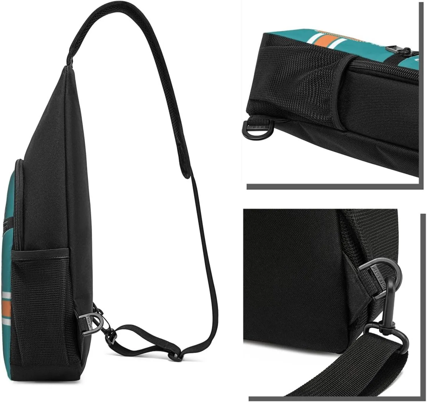 Custom Sling Bag, Personalized Crossbody Bags with Name and Number, Customize Sling Shoulder Backpack