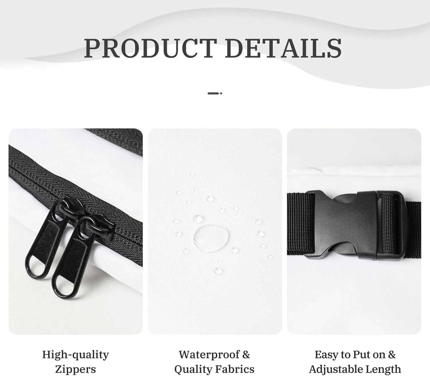 Customized Hands-Free Waist Pack Add Your Text Logo Photo Fanny Bag for Travel Running Outdoor Adventures