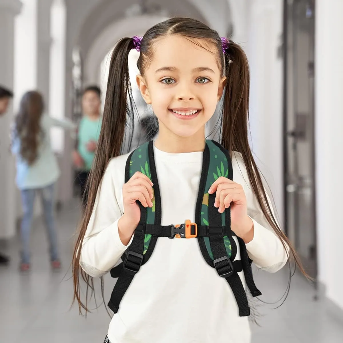 Cute Kids Back Pack Custom Preschool Backpack,Personalized Backpack with Name/Text Toddler Backpack Green Dinosaurs Kindergarten Book Bag Practical and Durable Daycare Bag for Travel,Toys