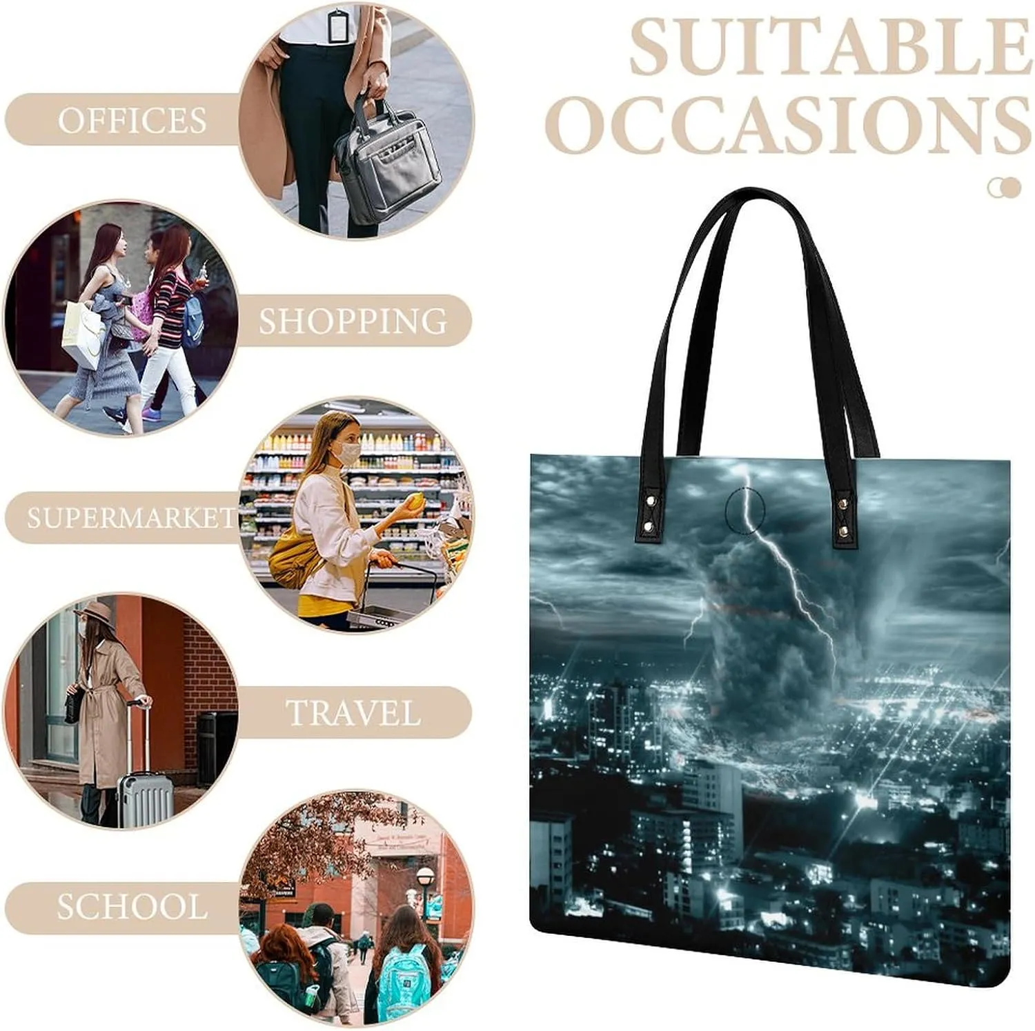 Dachshunds Clothes Dog Leather Handbag with Large Space, Fashionable Handbag