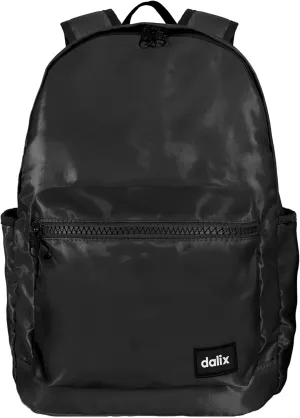 DALIX Everyday Explorer Backpack in Black for Travel Laptop Book Bag for Men Women
